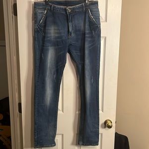 Demon & Hunter- Men distressed jeans-36